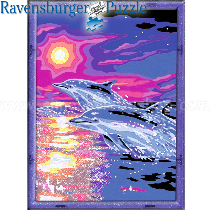 Ravensburger Dolphin Art Gallery at sunset 28558